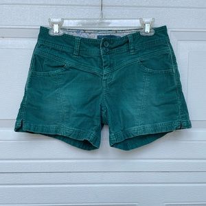 Prana Lori Teal Corduroy Shorts 4